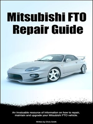 cover image of Mitsubishi FTO Repair Guide